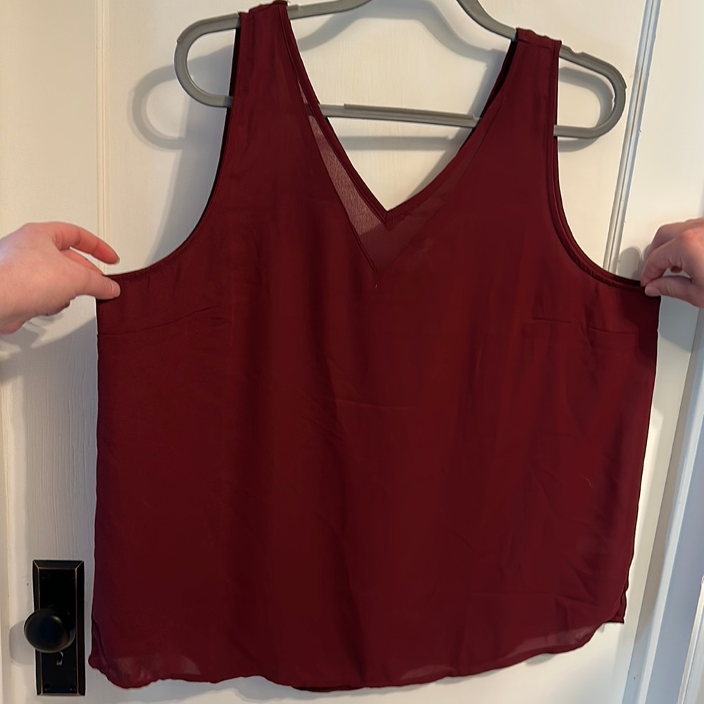 Sleeveless dressy top